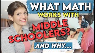 BENEFITS Of TEACHING TEXTBOOKS MATH in MIDDLE SCHOOL || Homeschool Math Curriculum