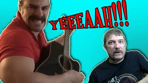 WWE Wrestler Eric Bugenhagen Guitarist Shows How NOT to be a WUSS - Strat Made from Solid COKE - SPF