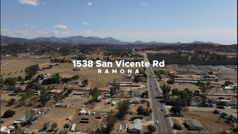 1538 San Vicente Drive in Ramona!