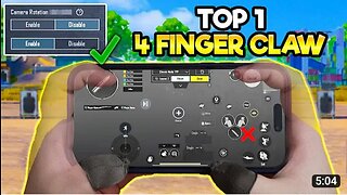 How To Get The Best 4 Finger Claw Control Setting _ BGMI _ PUBG MOBILE