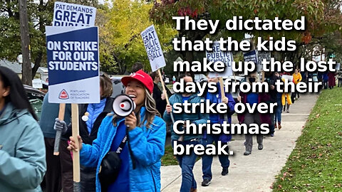 Portland Teacher Strike Is Over and the Kids Got Screwed Over More, Their Winter Break Cut in Half