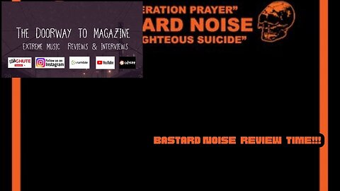 Armageddon Label -Bastard Noise -Incineration Prayer Self Righteous Suicide -Video Review