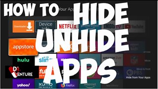 How to Hide & Unhide App Icons from the Amazon Fire Device