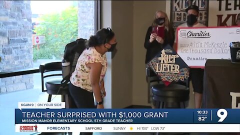 Tucson 5th grade teacher awarded $1K grant