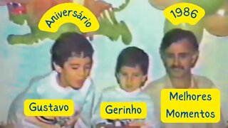 Aniversário Gerinho e Gustavo em 1986, Caratinga, Minas Gerais, Momentos Especiais versão 2020