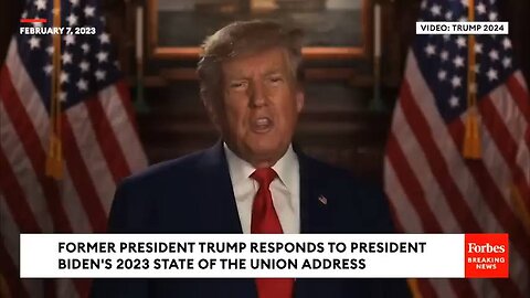 "Trump Retaliates Against Biden's 2023 State of the Union Address: Exposes the Actual State of the Union"