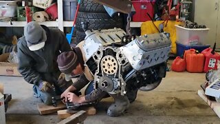 Summit 5.3ls and Performabuilt 4L60E assembly Suburban Build Part 5