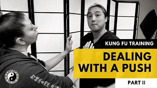 Self Defense | Dealing With A Push | Outside Technique | Part 2 | Martial Arts