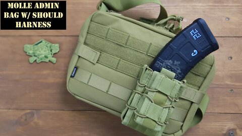 Molle Admin Bag with Shoulder Straps