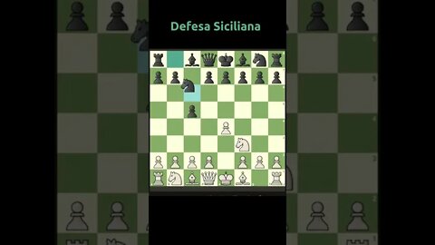 DEFESA SICILIANA ATACANDO SEM FIM ATÉ XEQUE MATE #Shorts #Xadrez #Chess