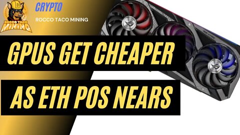 GPUs Get Cheaper. Poor Mining Investment?!