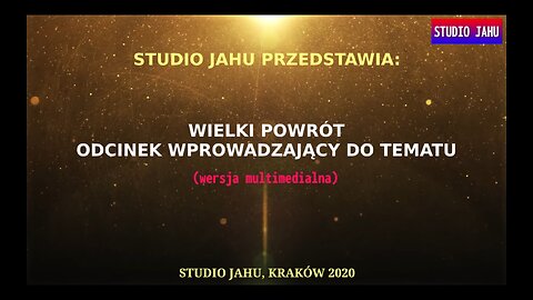 Wielki powrót Studio Jahu 2020. Wprowadzenie do tematu.