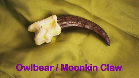 3D Printing: Owlbear/Moonkin Claw