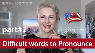 #214 Difficult Words to Pronounce in English part2