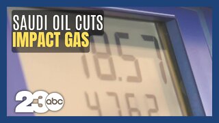 Saudi oil cuts impacting gas prices