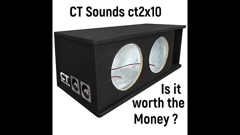 CT Sounds ct2x10 subwoofer box