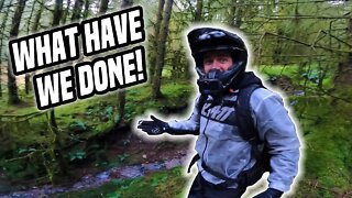 Finding the point of NO return!! HARD ENDURO