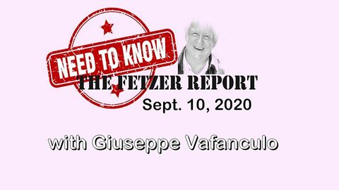 NeedToKnow (10 September 2020) with Giuseppe Vafanculo