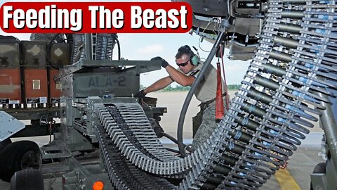 "How To Feed A Warthog" Loading The A-10 Warthog’s GAU-8/A Cannon!