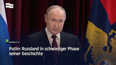 Putin: Russland in schwieriger Phase seiner Geschichte