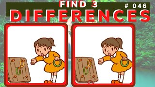 FIND THE THREE DIFFERENCES | CHALLENGE # 046 | EXERCISE YOUR MEMORY