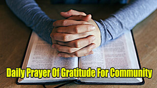 Daily Prayer Of Gratitude For Community