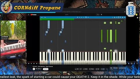 CORNdiff Jams: Celebrity Corn Crushing "CASH MACHINE" on Piano LIVE!