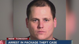 Man arrested for stealing packages off porches