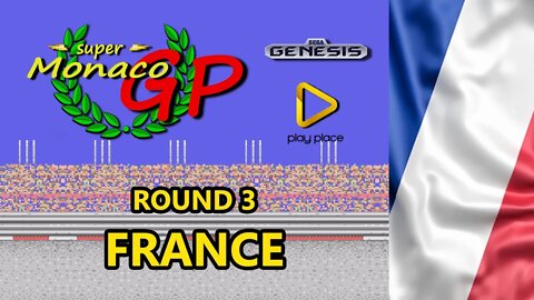 Super Monaco GP - Sega Genesis / Round 3 - France GP - Team Losel