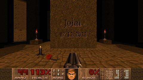Doom II wad - John Wheel memorial by RataUnderground