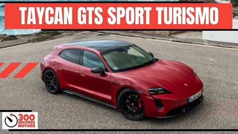 PORSCHE TAYCAN GTS SPORT TURISMO with 598 hp and range up to 504 km