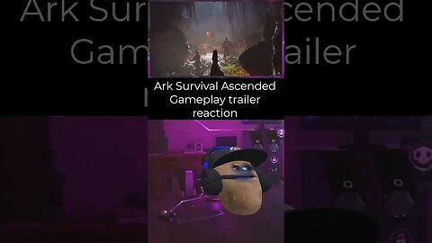 Ark survival ascended Gameplay Trailer Reaction #shorts