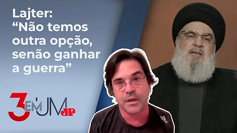 Líder do Hezbollah afirma considerar a possibilidade de uma ‘guerra total’; engenheiro analisa