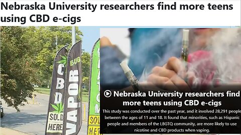 Nebraska University researchers find more teens using CBD e-cigs