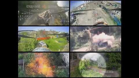 Russian FPV drones raining down on positions and equipment of the Ukrainian Army