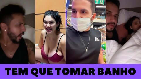 EMILY GARCIA COM DOR DE BARRIGA COM BABAL NO QUARTO E AS TRETAS DO CASAL | TURMA CARLINHOS MAIA