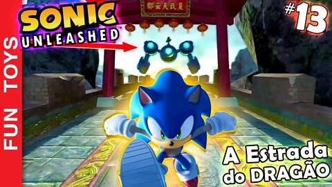 SONIC UNLEASHED #13 🔵 Chegamos na DRAGON ROAD e sim, ela é CHEIA de DRAGÕES!!! 🐉🐲