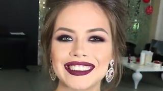 How makeup changes a face