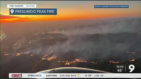 Presumido Peak Fire grows to 2,600 acres