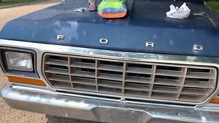 OBS Dent side 1978 Ford F-150 polishing her up a little before show!