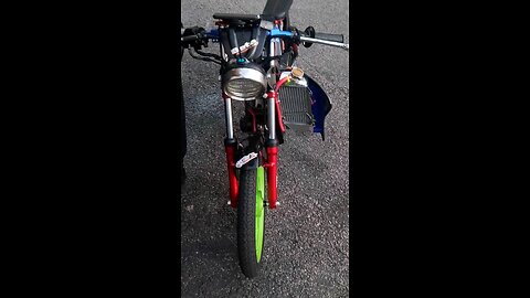 moped 80cc painted