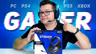 Hyper X Cloud Stinger Core - Headset GAMER para PS4/PS5/XBOX e Nintendo Switch!