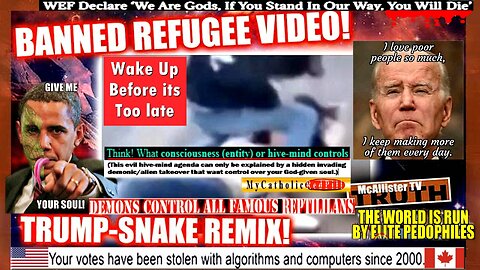 MCTV TRUMP SNAKE REMIX_BANNED REFUGEE VIDEO MIX! (related links in description)