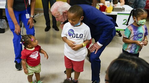 Biden Visits Clinic, Celebrates COVID Shots For Kids Under 5