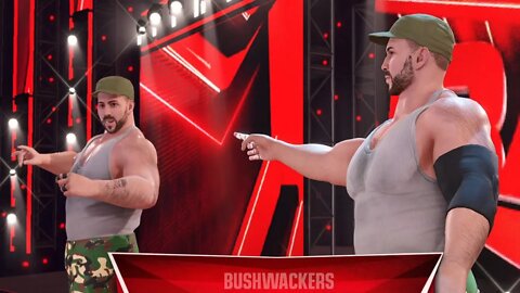 WWE 2k22 Bushwackers Entrance