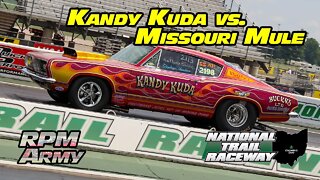 Kandy Kuda vs Missouri Mule Super Stock Drag Racing