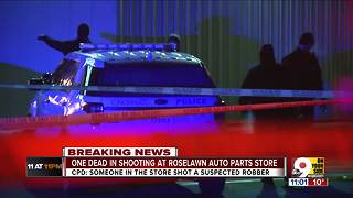 One dead in shooting at auto parts store