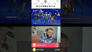 Fortnite gameplay with a Rock Mercury and his Rockers and Mercurians live on TikTok stream