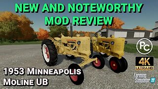 1953 Minneapolis Moline UB | Mod Review | Farming Simulator 22