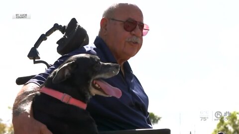 Dog credited with saving man's life in Port St. Lucie
